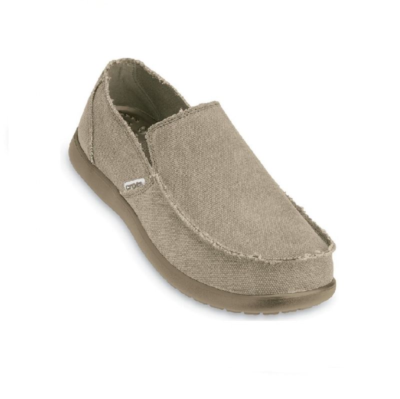 Crocs Mens Santa Cruz Slip-On Khaki/Khaki UK 11 EUR 46-47 US M12 (202972-261)